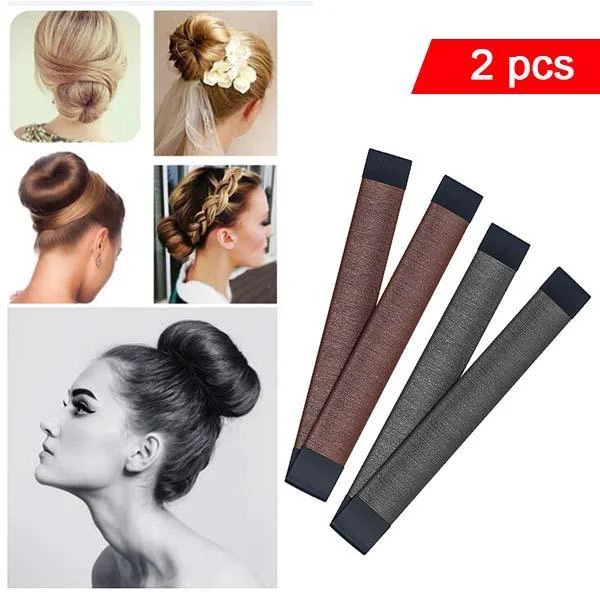 French Twist Hair Fold Wrap Snap 2pcs