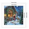 Christmas Eve-11CT Stamped Cross Stitch 50*50cm/19.69*19.69in