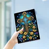 DIY Diamond Art Diary Book Journal Notebook 60 Pages A5 Diary (Flower Cross)