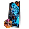 Diamond Painting-DIY Full Round Drill Fierce Tiger(70*40 CM)