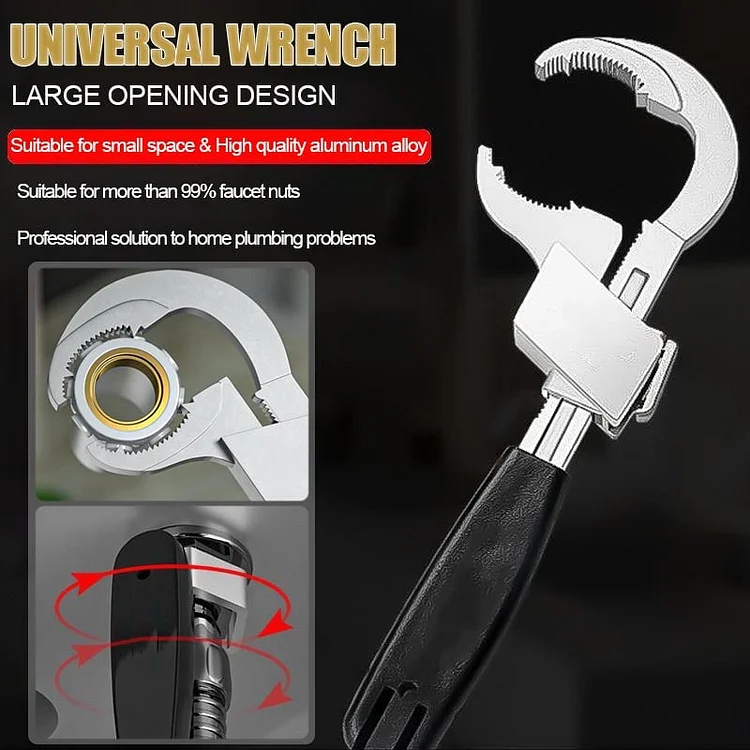 🔥Hot Sale⚡Universal Adjustable Double-ended Wrench