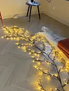 Vine Light Rattan Tree with Remote Control USB Flexible Willow Vine Lights Reusable DIY Willow Vines Branch Light for Room Wall Wedding Party Decor