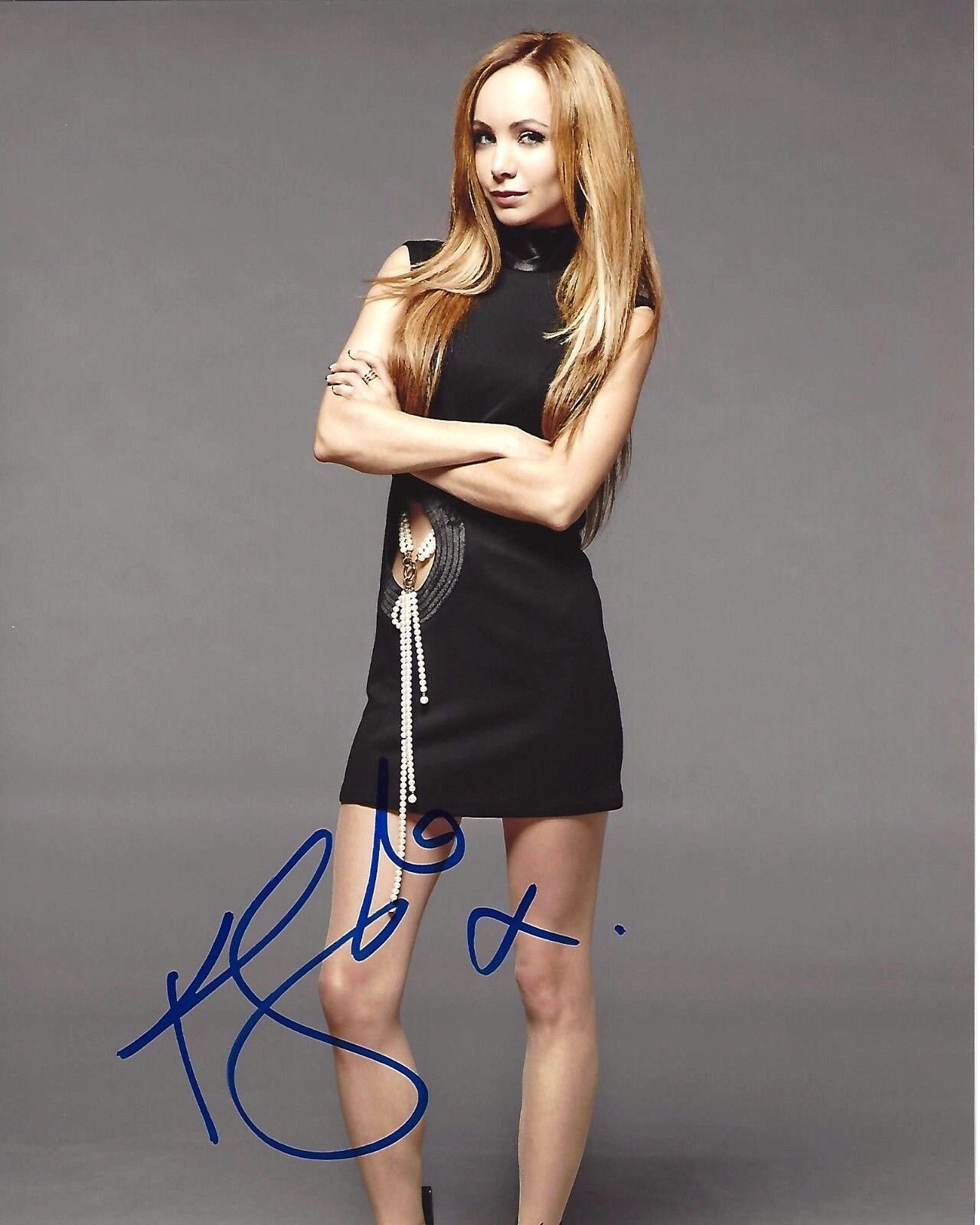 KSENIA SOLO SIGNED AUTHENTIC 'LOST GIRL' 8X10 Photo Poster painting 2 w/COA TURN SEXY ACTRESS