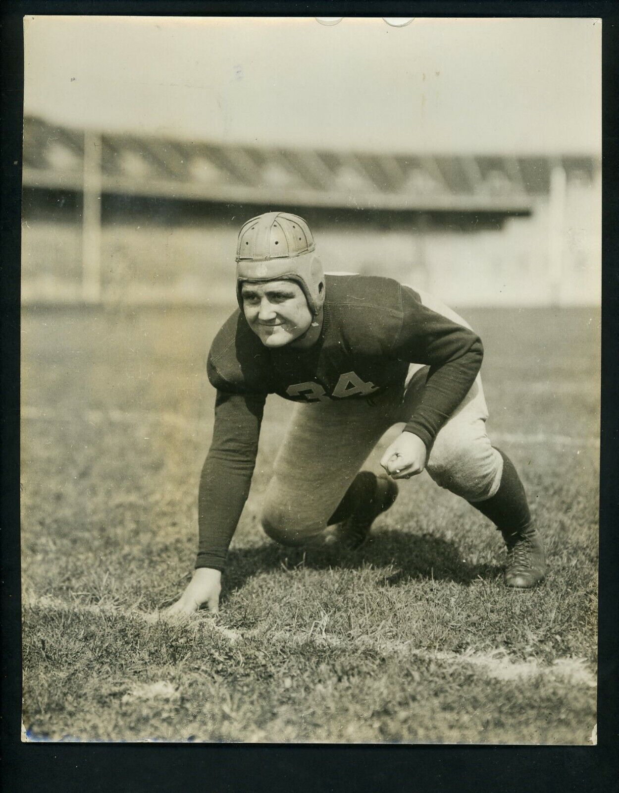 William Griffith 1929 Press Photo Poster painting University of Michigan ? Football Notre Dame ?