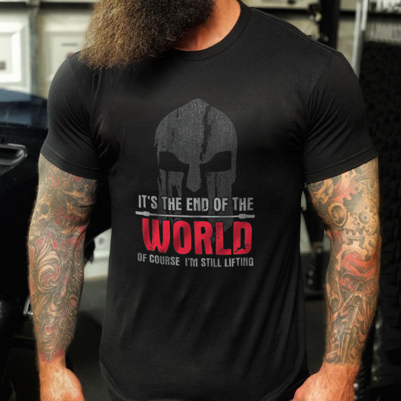 Livereid It's The End Of The World Printed Men's T-shirt - Livereid