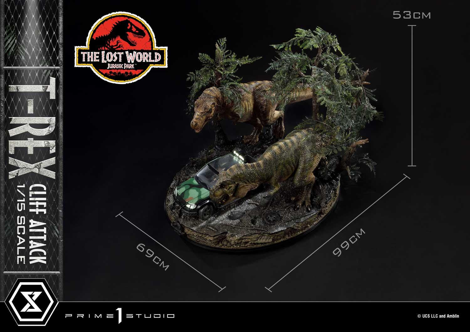 Pre-order Prime 1 Studio - The Lost World: Jurassic Park T-Rex Cliff Attack [2 Variants]