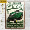 Personalized Garden Get Old Customized Classic Metal Signs