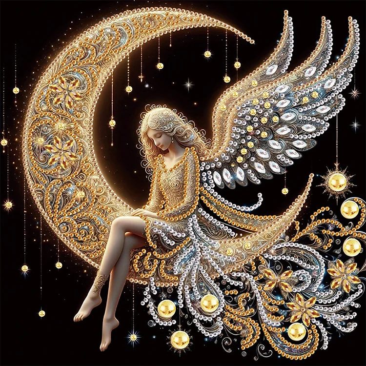 Angel Fairy 30*30cm (Canvas) Special Shaped Drill Diamond Painting gbfke