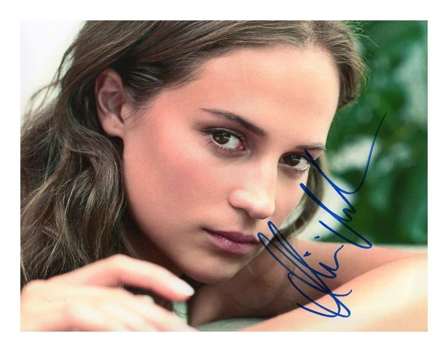 ALICIA VIKANDER AUTOGRAPHED SIGNED A4 PP POSTER Photo Poster painting PRINT 10