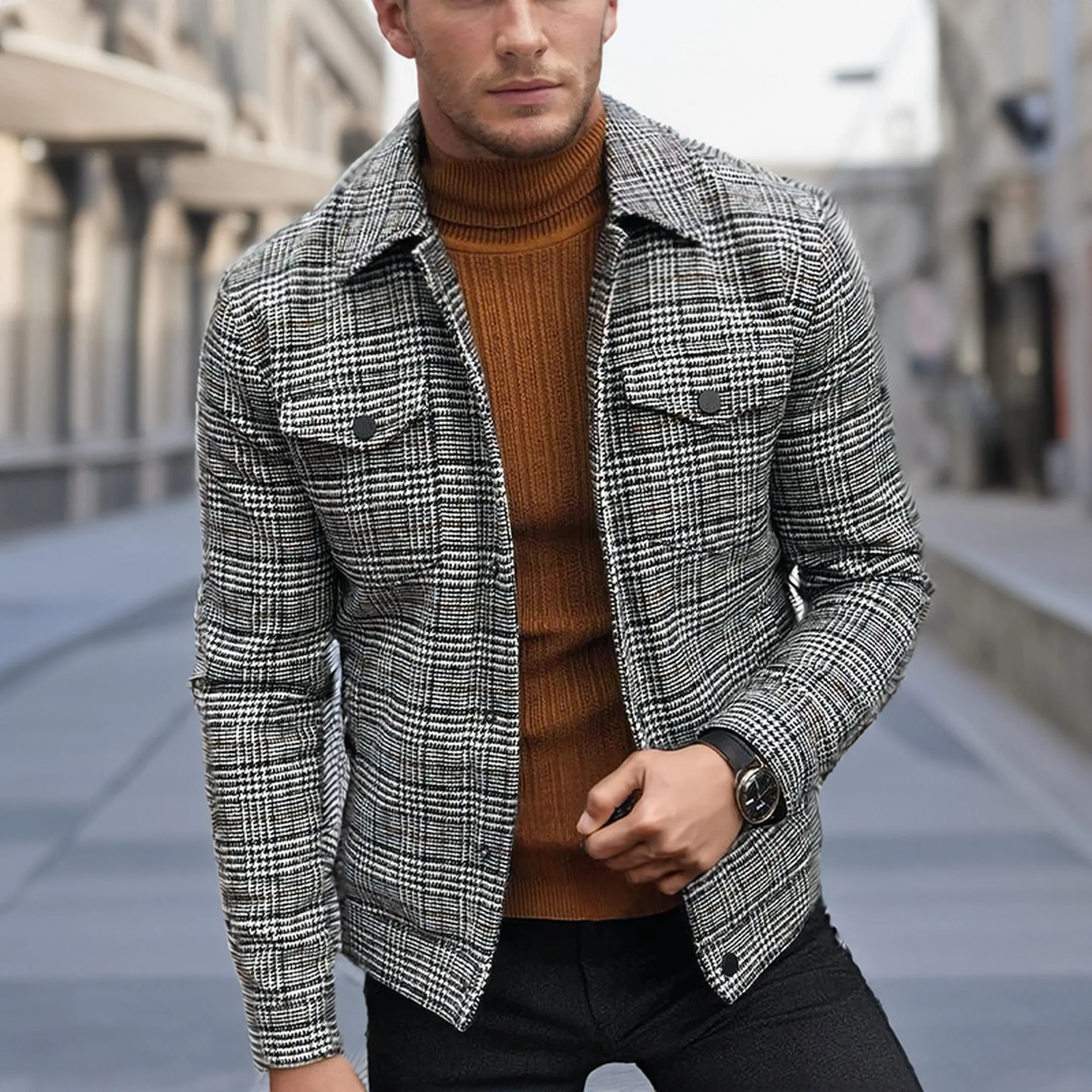 Men's Wool-Rich Tweed Blazer &ndash; Monaco Legacy Smart Tailoring