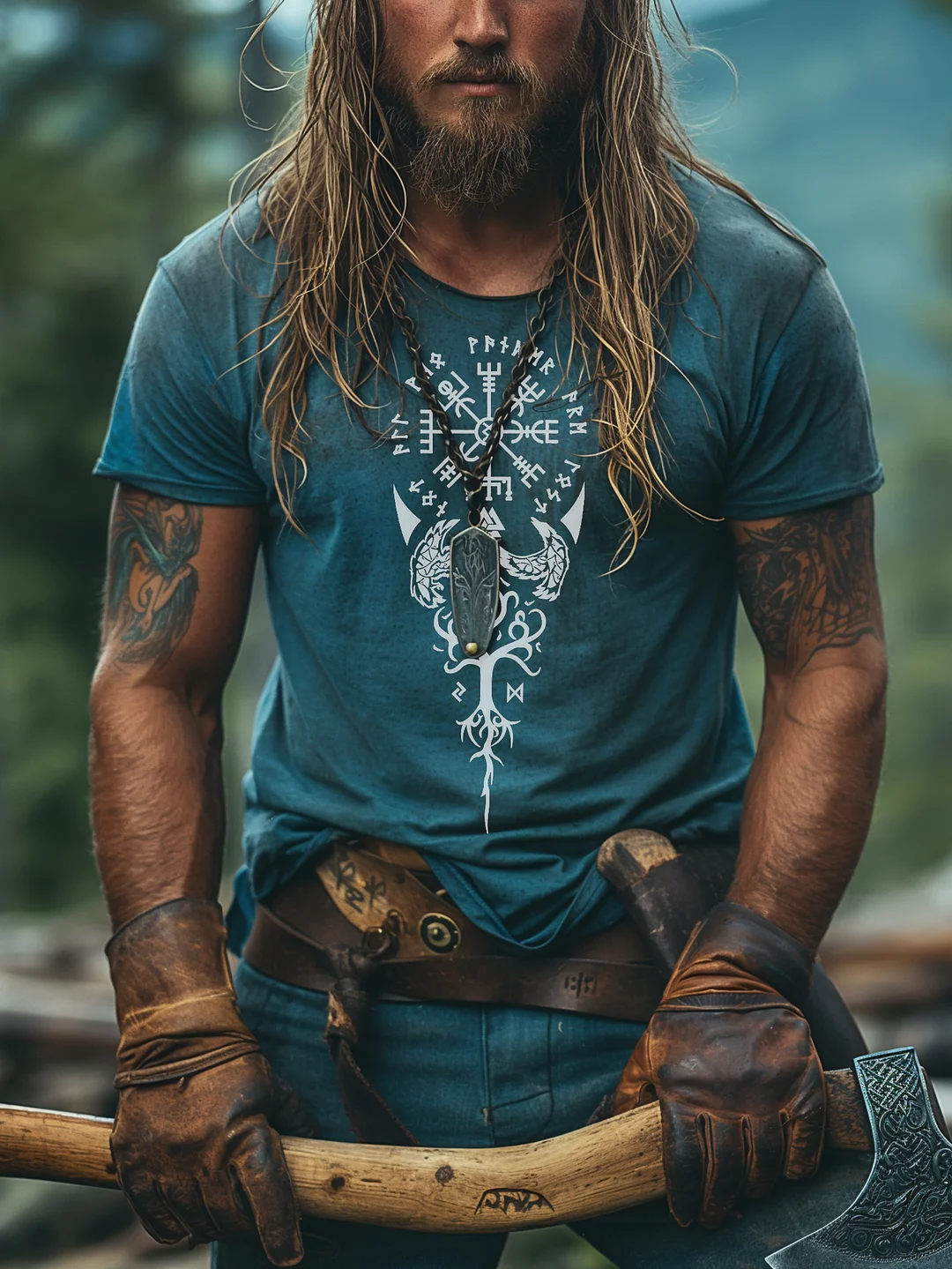 Men's Viking T-Shirt-inspireuse