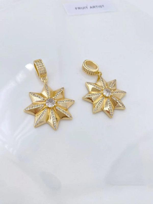 1 Piece Copper Geometric Pendant Chain