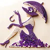 Beauty Special Shaped 5D DIY Partial Drill Diamond Painting Kits for Adults Beginners Home Decor Diamonds Paintings Gem Art 11.81 X11.81inch