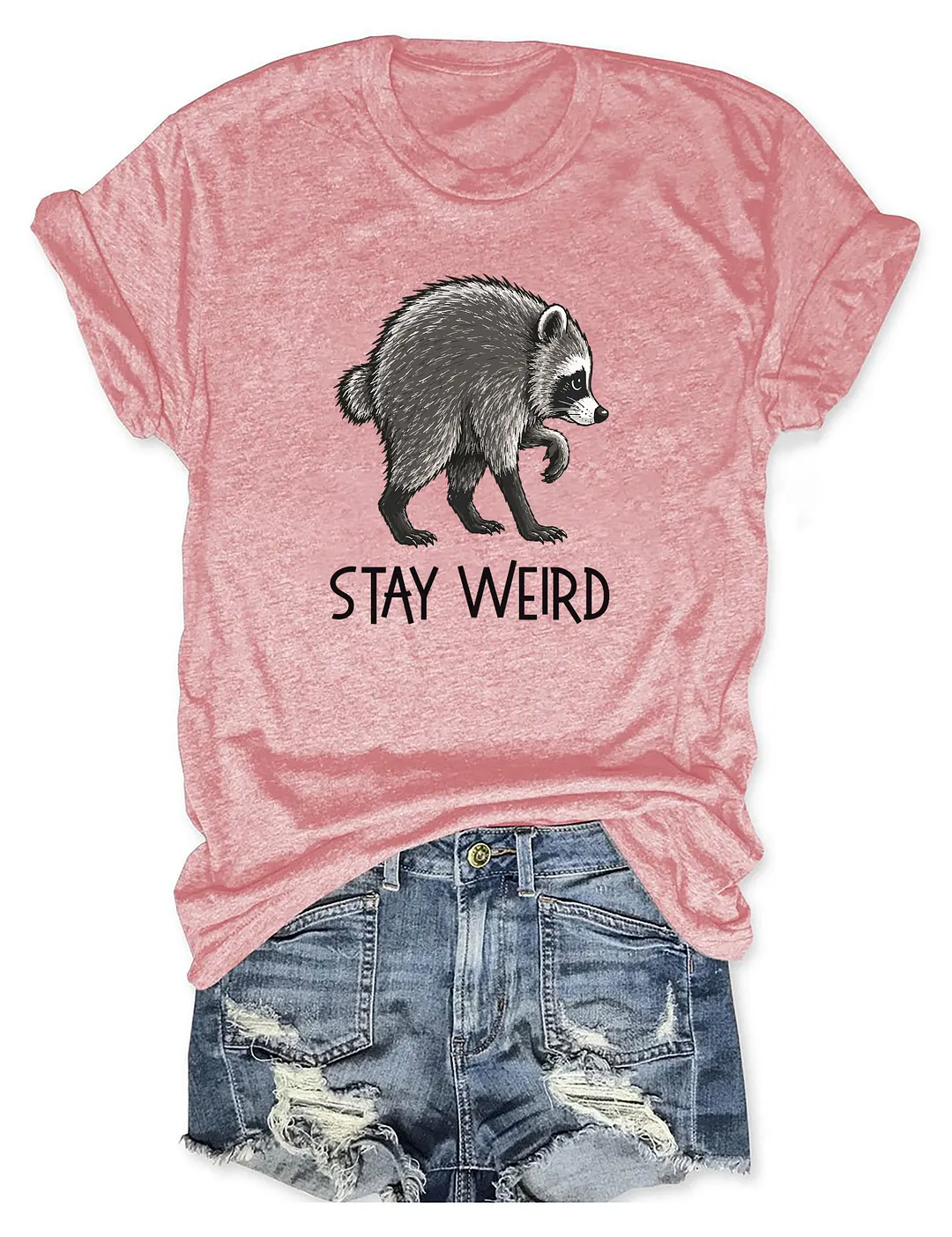 Stay Weird Jimothy Raccoon T-shirt