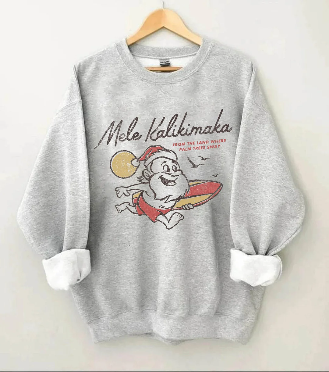 Mele Kalikimaka Hawaii Christmas Sweatshirt