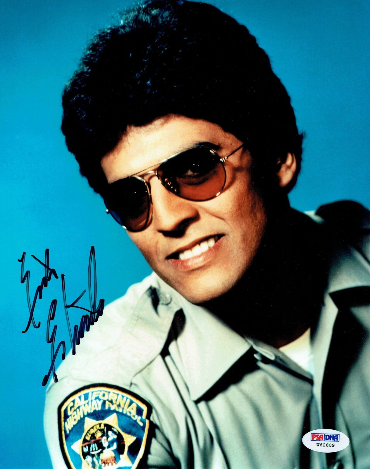 Erik Estrada Signed CHiPs Authentic Autographed 8x10 Photo Poster painting PSA/DNA #W62609