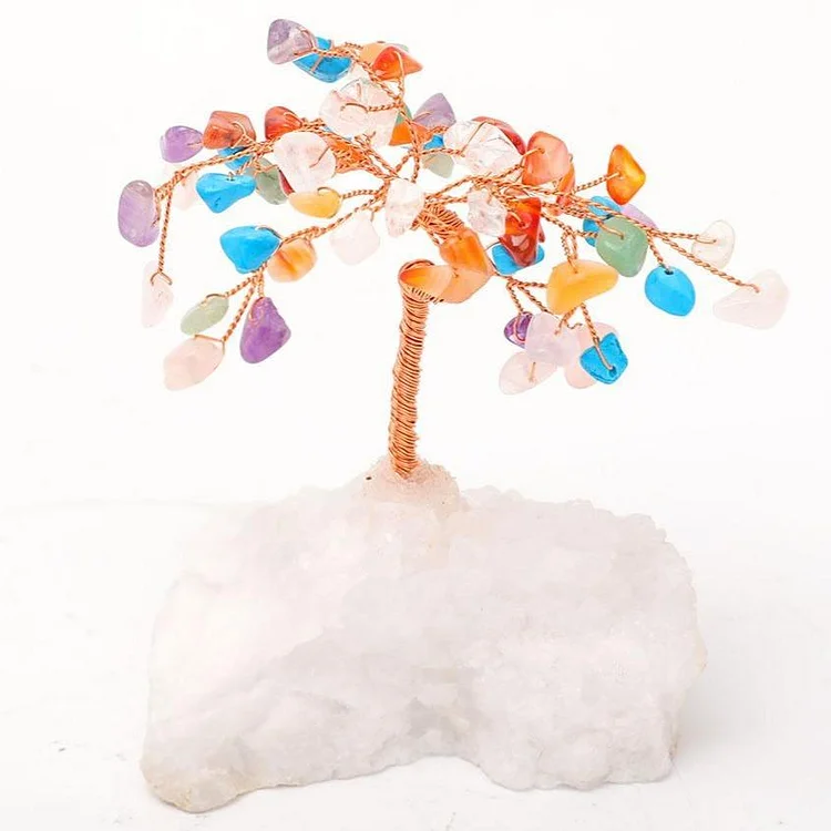 Crystal   Chips Colorful Lucky Tree