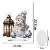 Diamond Painting Acrylic Snowman Desktop Ornaments Kit
