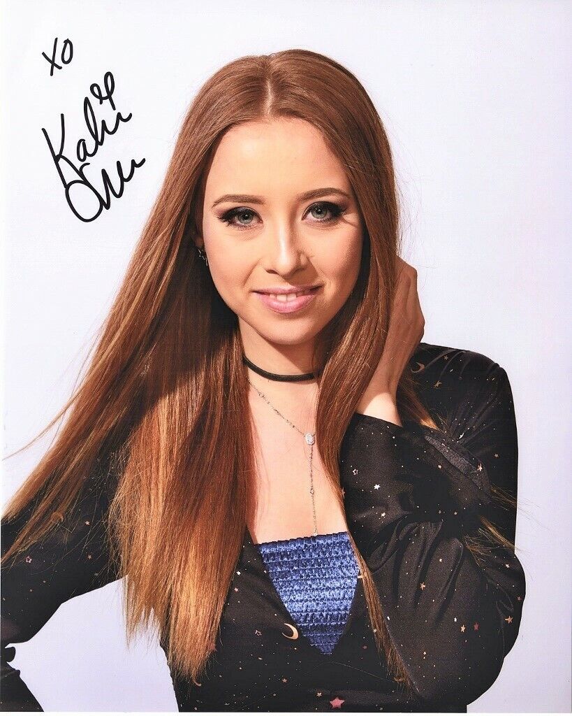 Kalie Shorr Signed - Autographed Fight like a Girl Singer 8x10 inch Photo Poster painting