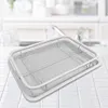 Stainless Steel French Fries Basket Square Frying Colander Air Fryer Accessories