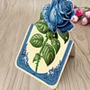 (US Local)6pcs Rose Diamond Painting Greeting Cards Handmade Diamond Art Cards for Adults