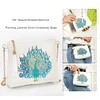 DIY Peafowl Special Shaped Diamond Painting Leather Chain Crossbody Bags