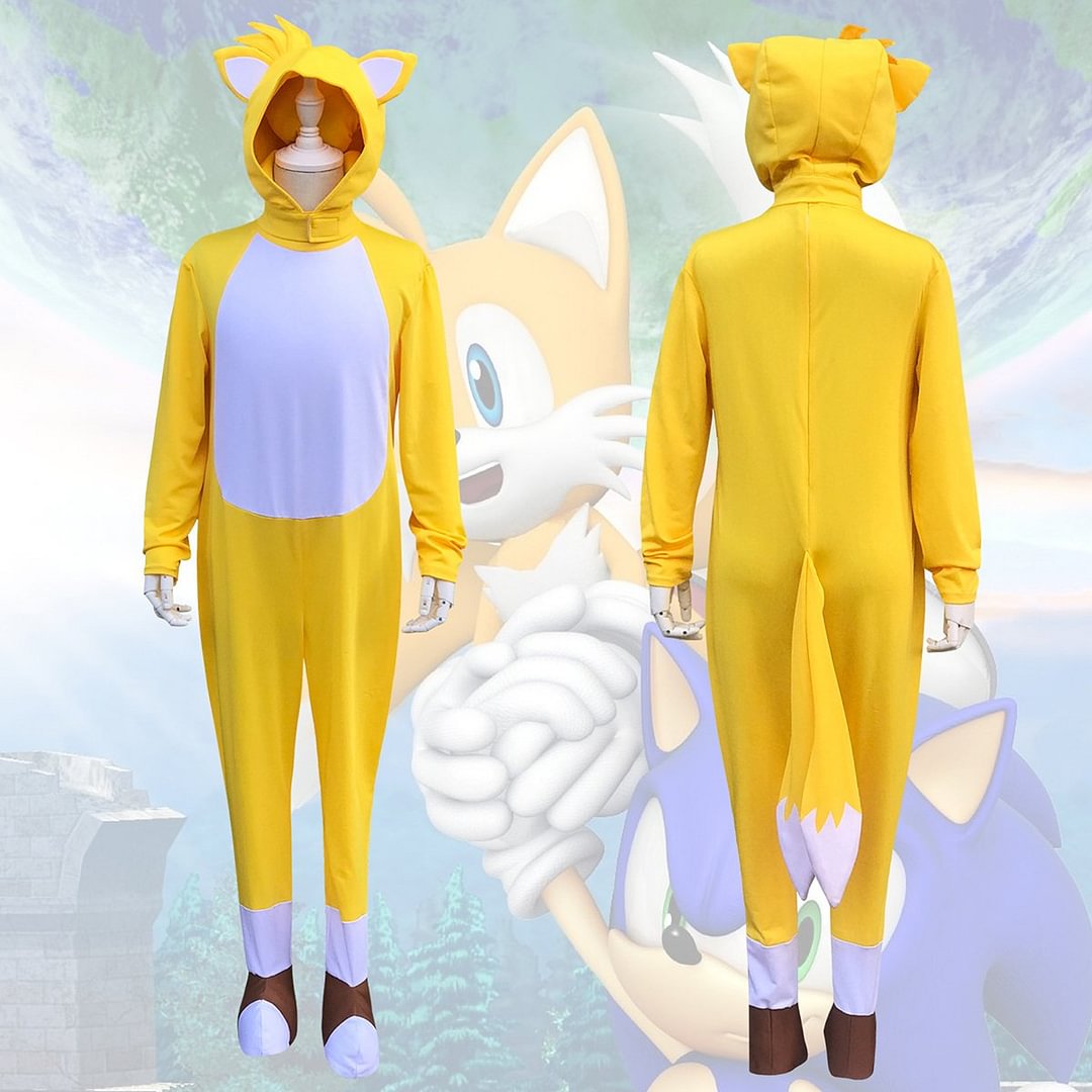Sonic the Hedgehog Cosplay Costume Halloween Party Outfits
