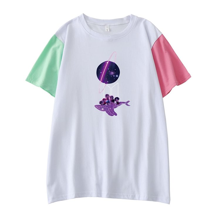 BTS TinyTAN Colorblock T-shirt