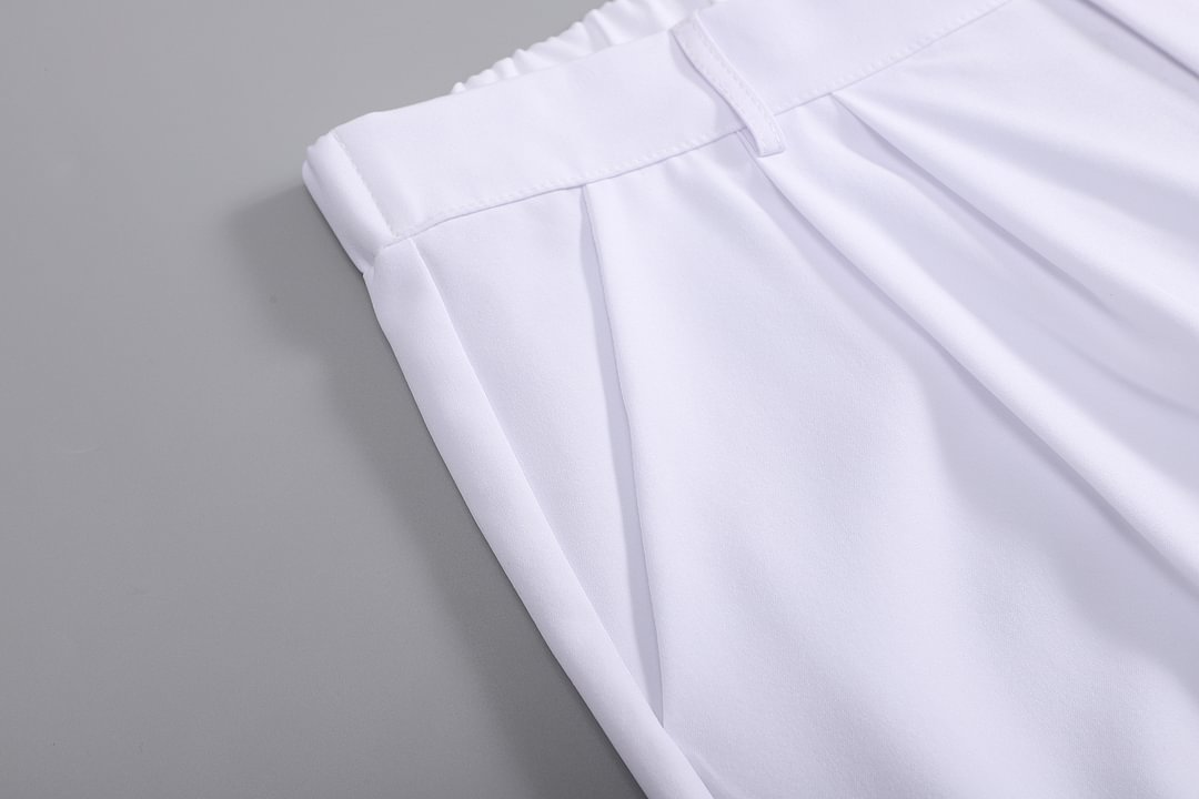 White Lineart Print 2-Piece Walking Set