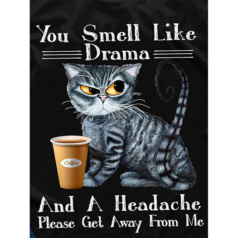

Words Cat - Square Drill Diamond Painting - 30*40CM, 501 Original