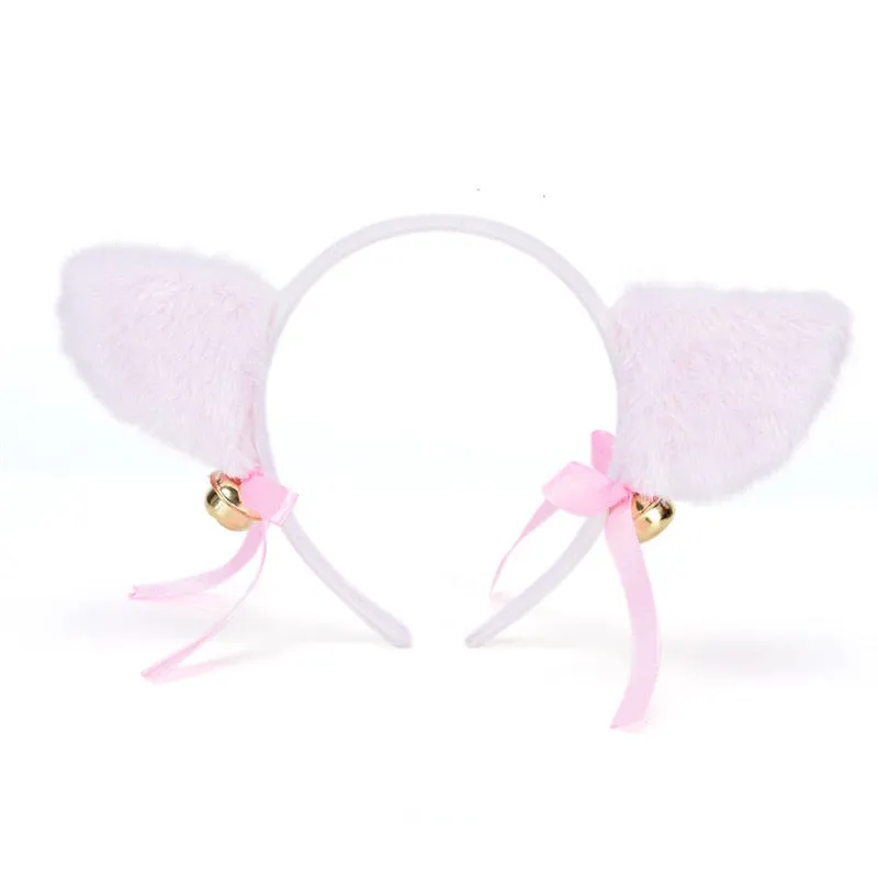 1 Pcs Lovely Night Party Club Bar Decorate Headbands Plush Cat Fox Fur Ear Hairband Girls Anime Cosplay Costume Cat Ear Hairwear