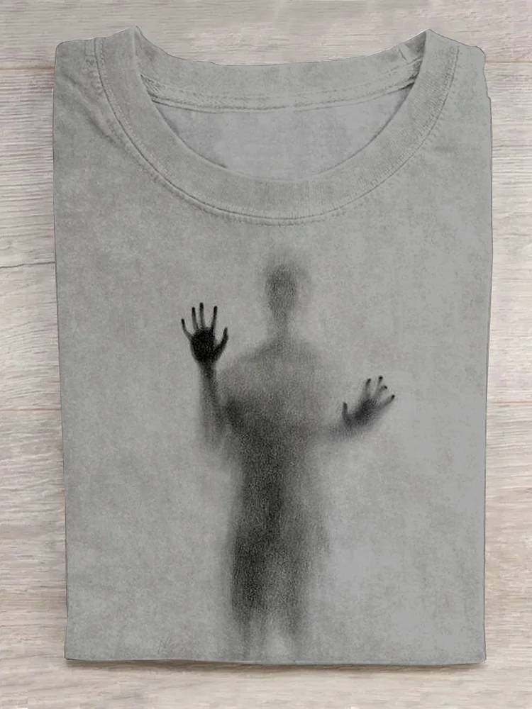 Man Lying on Glass T-shirt