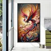 (40*70cm)DIY Full Round Drill Diamond Painting-Phoenix