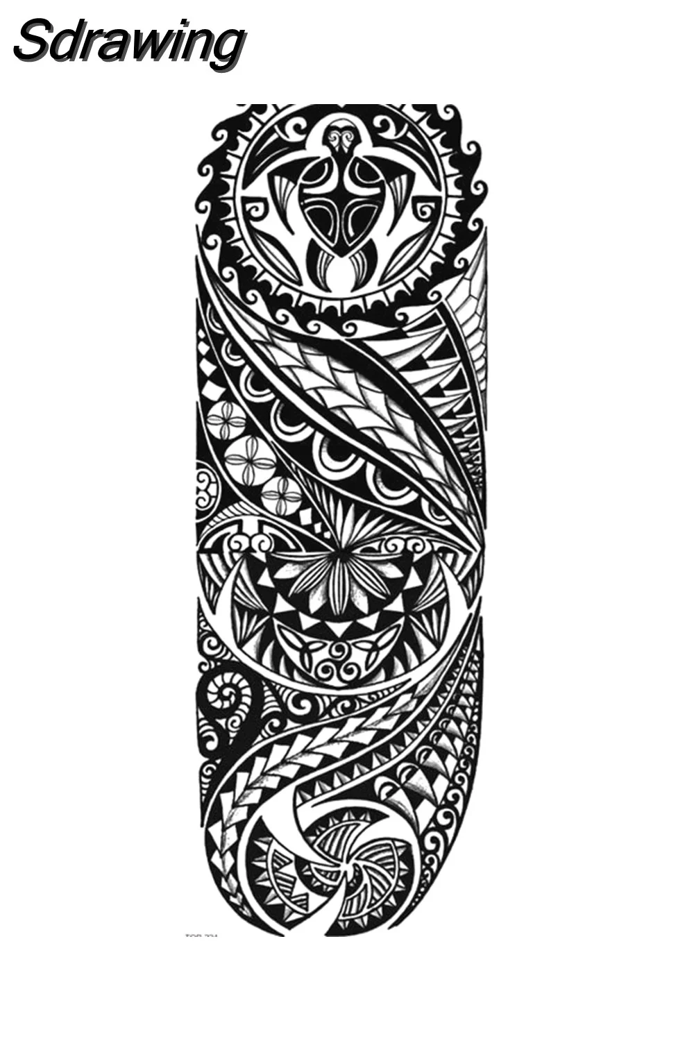 Sdrawing Tattoo Dragon For Men Waterproof Sleeves Angel Tiger Snake Animal Stickers Waterproof Temporary Tattoos Skeleton Hand 521-1