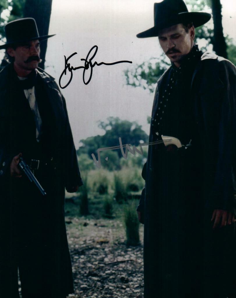 Kurt Russell Val Kilmer signed 8x10 Photo Poster painting autograph Picture autographed and COA