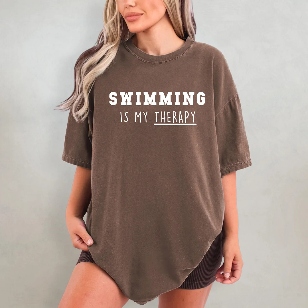 Swimming Is My Therapy T-shirt