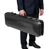 [US Local Warehouse] Carbon Composite Oblong Violin Case for 4/4 Size Shoulder Straps for Outdoor Use