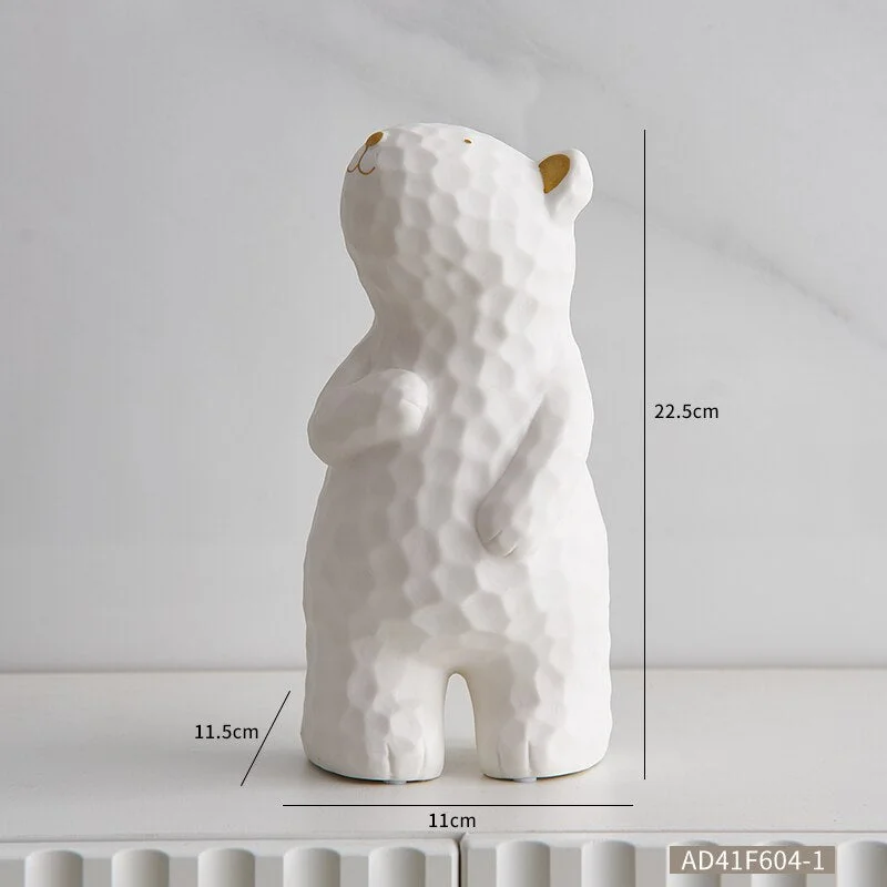 Ceramic Sculpture Home Decoration Accessories Modern Animal Model Statues for Decoration Living Room Table Decoration Gifts