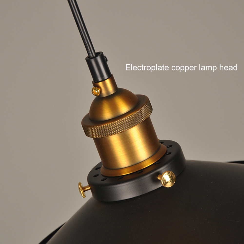 

Industrial Style Ceiling Vintage Iron Pendant Fixture-Night Light, 26cm, 501 Original