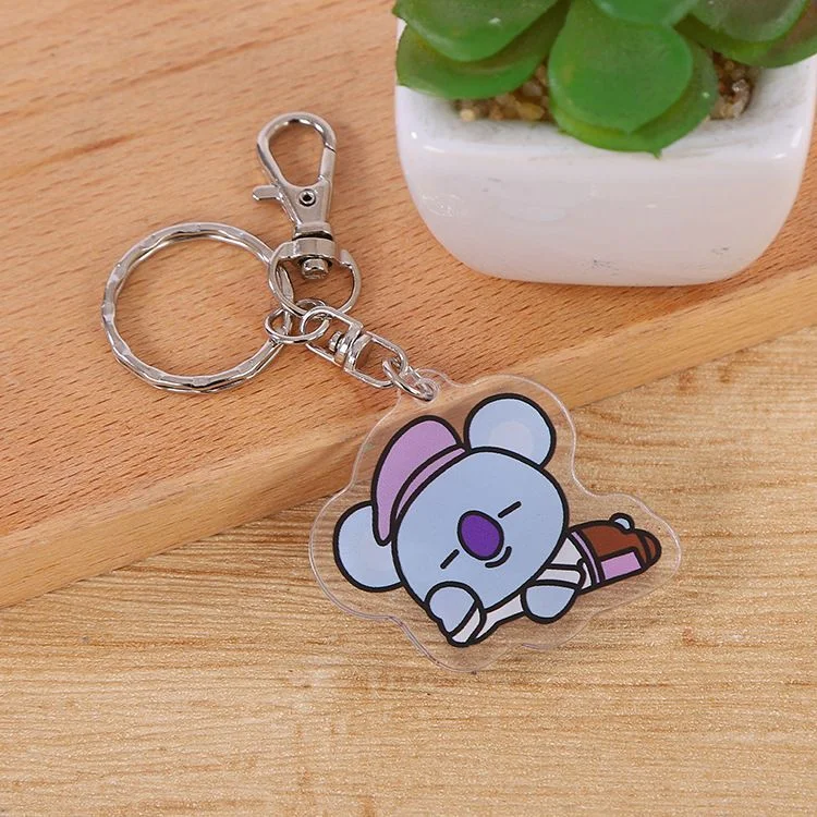 BT21 Cartoon Acrylic Keychain