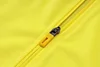 Joyfball 2024/2025 Flamenco Long Zipped Jacket Yellow Soccer Jersey 1:1 Thai Quality 