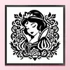 Snow White Silhouette-11CT Stamped Cross Stitch 40*40cm tapestrymarket