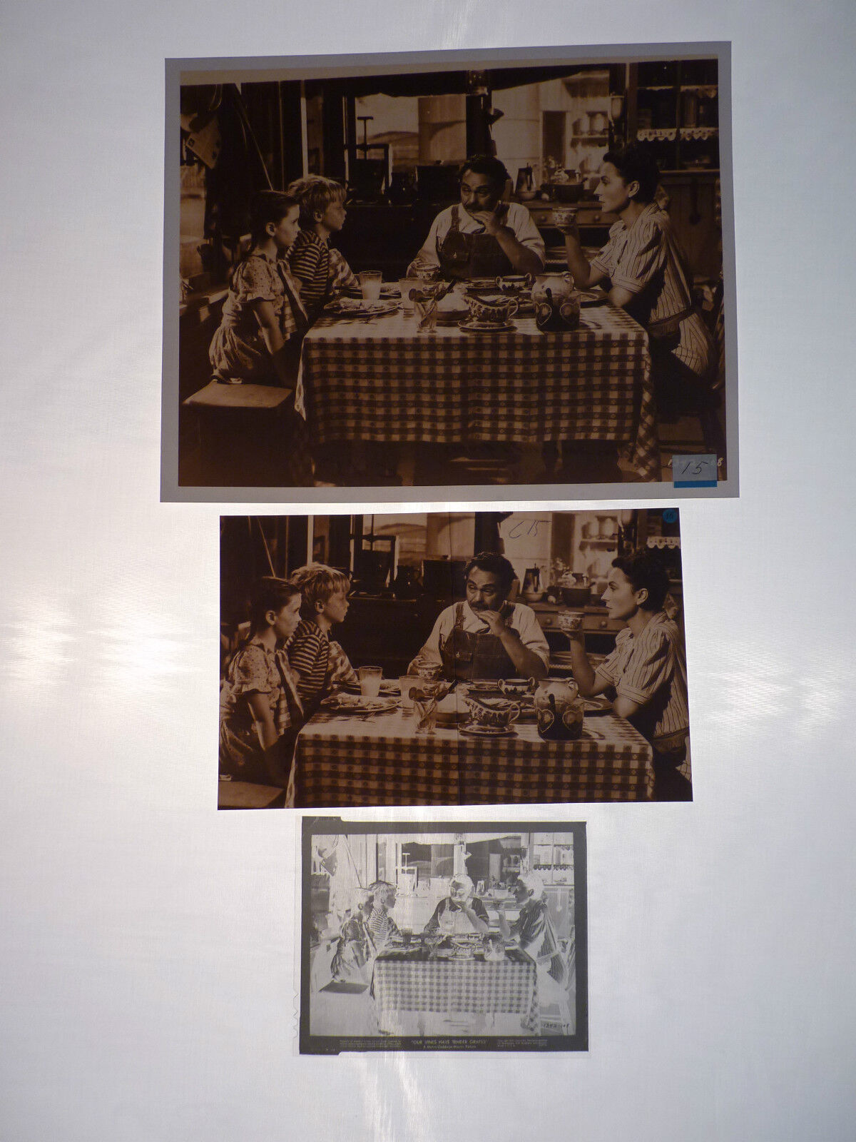 Edward G Robinson Our Vines Have Tender Grapes Movie (2) Photo Poster painting (1) Negative Lot