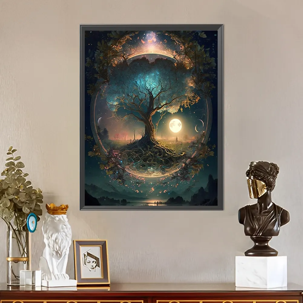 Diamond Painting - Full Round Drill - Tree(Canvas|40*50cm)