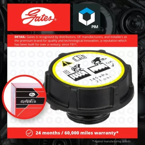 Dronehint Radiator Cap fits LAND ROVER DISCOVERY SPORT L550 1.5 2.0 2.0D 2.2D 2014 on New Parts