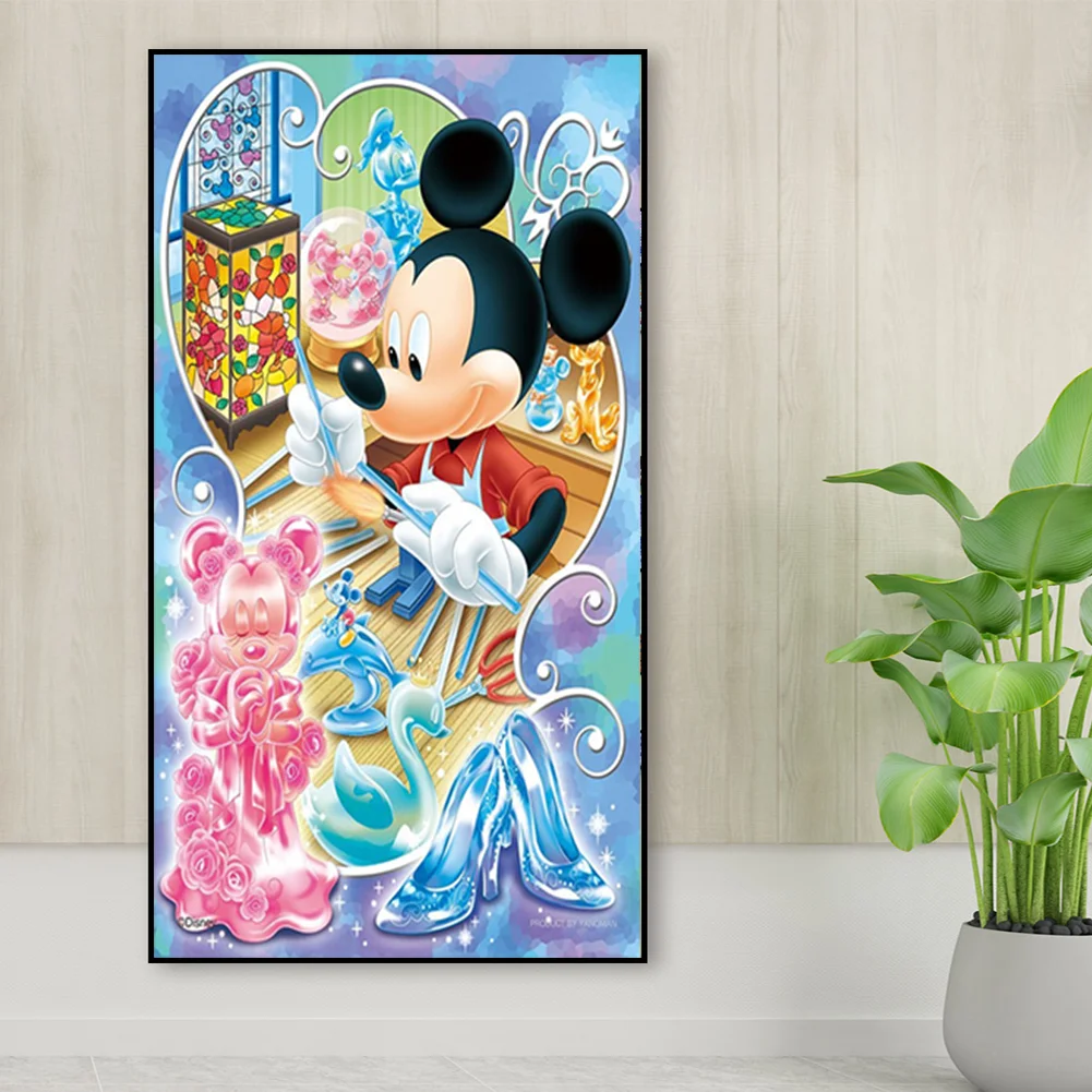 Full Round Diamond Painting 30*50cm - Mickey