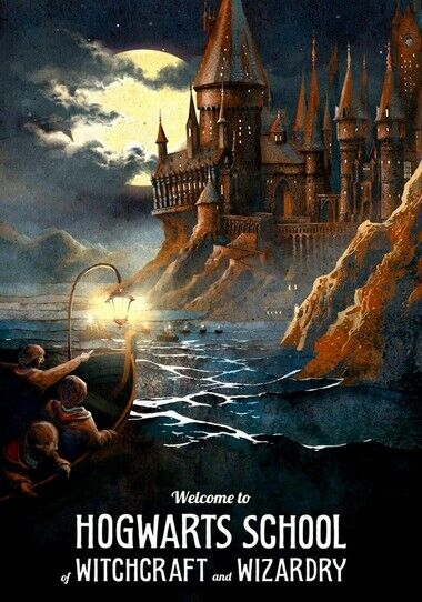 HARRY POTTER POSTER - HOGWARTS - Photo Poster painting QUALITY INSERT -  POST!