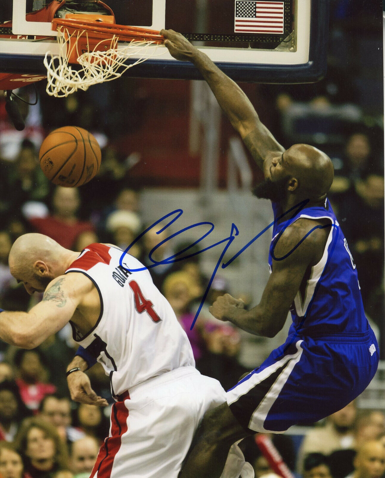 Quincy Acy Autographed 8x10Toronto Brooklyn Nets#S1209