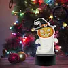 DIY Diamond Painting 7 Color Night Light Lamp Home Decoration Ornament Gift Kit(Halloween Ghost)