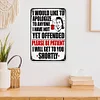 Apology - Metal Tin Signs(8*12Inch/12*16Inch) - Bar